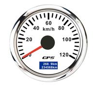 Contachilometri Tachimetro GPS Digitale Da 52 Mm Con Antenna 60/80/120/200KMH Retroilluminazione A 7 Colori Universale Per Moto 12V 24V