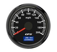 Contachilometri Tachimetro GPS Digitale Da 52MM Calibro MPH 7 Retroilluminazione A Colori Universale Per Parti Del Cruscotto Dello Strumento Moto 12V 24V