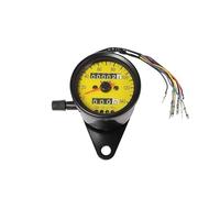 Contachilometri Tachimetro Universale Per Moto KM/H Con Retroilluminazione A LED Doppio Contachilometri Contagiri Display Del Misuratore Di Velocità Dello Strumento