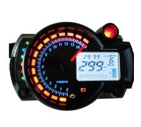 Contachilometri Universale KOSO LCD Digitale Per Moto RX2N | Tachimetro Strumento Misuratore Regolabile MAX 299KM/H Cruscotto A 7 Colori