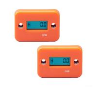 Contachore Digitale per moto 2 Impermeabile LCD Contachore Digitale(Orange Timer)