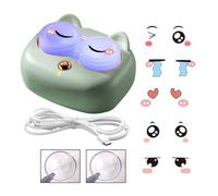 Contact Lens Cleaner Machine, 3 Modes USB Rechargeable ABS Washer Tool 7x5.7x3.4cm 100g, Portable Care Device for Glasses Commuting Home Daily Travel Office Cosplay Indoor Outdoor