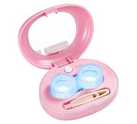 Contact Lens Cleaner Ultrasonic Case Machine with Mirror for Travel Home