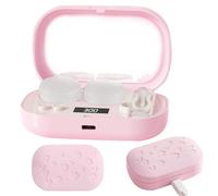 Contact Lens Cleaning Case, Eye Lens LCD Display Care Washer, Portable Contact Machine | Ultrasonic Cleaning Device, Compact Eye Care Tool, Hygienic Len's Cleaner For Home Travel Business Trip Office