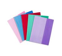 Contact Slip On A4, buste per libri riutilizzabili, confezione da 25 colori asso