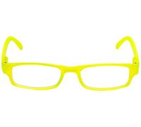 Contacta, Fluo, Occhiali da Lettura per Uomo e Donna, Occhiali da Lettura Leggeri e Colorati, Pratici e Funzionali, Montatura con Aste Flex, Diottrie +1,00, Colore Giallo, 18g