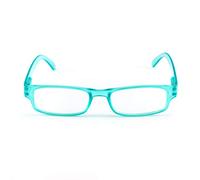 Contacta, Fluo, Occhiali da Lettura per Uomo e Donna, Occhiali da Lettura Leggeri e Colorati, Pratici e Funzionali, Montatura con Aste Flex, Diottrie +2,50, Colore Celeste, 18g