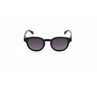 Contacta, Hipsun Floyd, Occhiali da Sole per Uomo e Donna, Occhiali con Lenti Polarizzate, Montatura Effetto Lucido, Colore Nero, Lente Grigia, Confezione con Sacchetto Portaocchiali, 22g