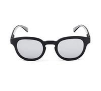 Contacta, Hipsun, Occhiali da Sole per Uomo e Donna, Occhiali con Lenti Polarizzate, Montatura Effetto Soft Touch, Colore Nero, Lente Grigio Flash, Confezione con Sacchetto Portaocchiali, 22g