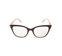 Contacta, Margot, Occhiali da Lettura per Donna, Montatura Resistente con Aste Flex e Finitura Lucida, Colore Tortora, Diottrie +1,00, Confezione con Sacchetto Portaocchiali, 28g