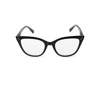 Contacta, Margot, Occhiali da Lettura per Donna, Montatura Resistente con Aste Flex e Finitura Lucida, Colore Nero, Diottrie +3,50, Confezione con Sacchetto Portaocchiali, 28g