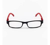 Contacta, One, Occhiali da Lettura per Presbiopia per Uomo e Donna, Occhiali Pratici e Funzionali, Montatura Bicolore, Colore Rosso, Diottrie +1,00, Confezione con Astuccio Trasparente, 21g