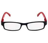 Contacta, One, Occhiali da Lettura per Uomo e Donna, Occhiali Pratici e Funzionali, Montatura Bicolore, Colore Rosso, Diottrie +2,50, Confezione con Astuccio Trasparente, 21g