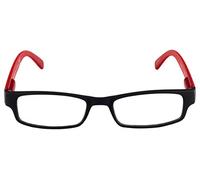 Contacta, One, Occhiali da Lettura per Uomo e Donna, Occhiali Pratici e Funzionali, Montatura Bicolore, Colore Rosso, Diottrie +1,50, Confezione con Astuccio Trasparente, 21g