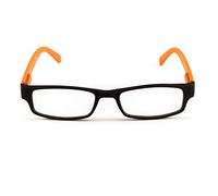 Contacta, One, Occhiali da Lettura per Uomo e Donna, Occhiali Pratici e Funzionali, Montatura Bicolore, Colore Arancione, Diottrie +1,50, Confezione con Astuccio Trasparente, 21g