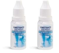 Contacta, Soluzione Umettante a Base di Acido Ialuronico per Lenti a Contatto, Idratazione di Occhi, Ideale per Tutti i Tipi di Lenti, 15 ml (Confezione da 2)
