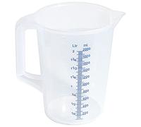 Contacto 3078 - Caraffa graduata in polipropilene, colore: Bianco traslucido/Azzurro 2 L