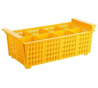 Contacto - Cestello per posate, giallo