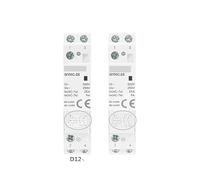Contactor DC12V DC24V Coil Voltage 25A 2NO 2NC 1NO1NC 50/60Hz AC220V Main Voltage BIANMTSW(2P 25A 2NC DC12V)