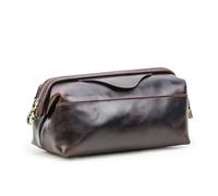 CONTACT'S FAMILY Borsa elettronica in pelle, accessori tecnologici vintage, custodia organizer per cavi da viaggio, custodia multiuso per accessori digitali in vera pelle, Caff, Organizer per borse