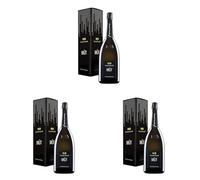 Contadi Castaldi Brut - Franciacorta DOCG Astucciato - Uve Chardonnay, Pinot Nero, Pinot Bianco - 1500ml (Confezione da 3)