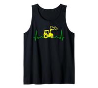 Contadini camicia battito cardiaco fattorie agricoltori agricoltura agricoltura Canotta