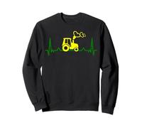 Contadini camicia battito cardiaco fattorie agricoltori agricoltura agricoltura Felpa