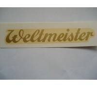 Contadino Campione Mondo Immagine Lettering Decalcomania ad Acqua Decalcomania