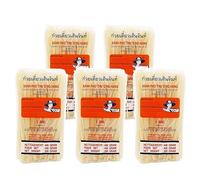 Contadino - tagliatelle Asia da 3mm di larghezza - confezione da 5 (5 x 400g) - spaghetti di riso tailandesi