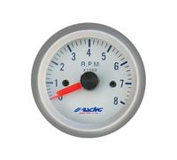 Indicatore elettrico 2'' Simoni Racing contagiri. SILVER