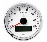 Contagiri 7000 RPM bianco
