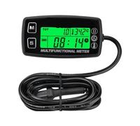 Contagiri/contaore digitale con display retroilluminato per temperatura motore, compressore, generatore, trattore da giardino Snowm Tachimetro