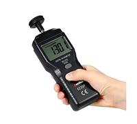 Contagiri digitale, contagiri, Tachometro digitale non contatto tacometro smart sensore velocità di velocità range 2.5-99999 RPM Tester motore portatile automatico Misurazione accurata(6234P)