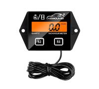 Contagiri Digitale Impermeabile con Contatore Ore LCD Retroilluminato auto Moto