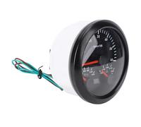 Contagiri elettrico 3 in 1 Manometro olio 6000 giri/min Contagiri 150 PSI Pressione olio 250°F Misuratore temperatura acqua Retroilluminazione a 7 colori 3 3/8 pollici 9-32 V per (Esfera negra, bisel