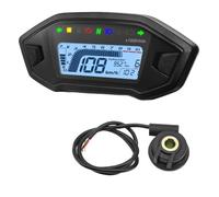 Contagiri Indicatore 12V Moto Cruscotto Tachimetro Digitale Contagiri Strumento Moto 7 Display A Colori 0~10000 RPM Per 1-4 Cilindro