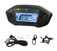 Contagiri Indicatore 12V Moto Cruscotto Tachimetro Digitale Contagiri Strumento Moto 7 Display A Colori 0~10000 RPM Per 1-4 Cilindro
