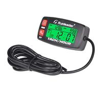 Contagiri motore digitale Runleader,registrazione ore e giri al minuto,display retroilluminato,batteria sostituibile per trattorino tosaerba Compressore generatore spazzaneve Motore(032B-RD)