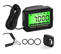 Contagiri Motosega Tacometro Induttivo Conta giri Digitale 4 tempi/2 tempi,Pulse Engine Tachometer,Contatore di RPM Tacometro Motore Manutenzione per Fuoribordo Moto,Tosaerba,Motoslitte,ATV,Generatore