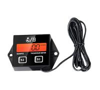 Contagiri per motore in ABS, 7,3 x 4,6 x 2 cm, display LCD, strumento di precisione per controllo dei giri induttivo, monitor motore per moto, motori a 2 e 4 motori, manutenzione