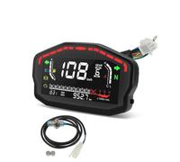 Contagiri Universale Per Moto 12V Per 2 4 Cilindri | Cluster Strumenti Moto Display Tachimetro Fuoribordo 14.000 Giri/min REOKIP(Gauge With Sensor 1)