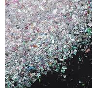 Containlol Coriandoli Metallici Scintillanti Sacchetto di Confetti Foil Olografico Color Radio per Capodanno Feste a Sorpresa Discoteca Decorazioni da Tavola Glitter Grosso Artigianale, 160 g