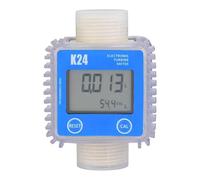 Contalitri Acqua, 1pc K24 Digitale Die-sel Olio Combustibile Tester del Calibro Misuratore di Turbina for I Prodotti Chimici Acqua Liquida Ad Ultrasuoni Caldo In Industriale Commerciale(Blue Vertical)