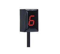 Contamarce Supporto Compatibile Con Suzuki Per GSF650 2005-2006 Per GSF1200 Per Bandit 2001-2006 Per XF650 1997-2004 Indicatore Di Marcia Per Motociclette 1-6(Red)