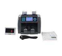 Contamonete, Contatore monetario moneta mix valore contatore rilevatore contraffatto for 5-7 tipi di ordinamento e conteggio bancario bancone bancha(Without Display)
