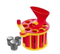 Contamonete Geniu, Distributore Di Monete Stampato In 3D, Classificatore Di Monete A Manovella, Organizer Per Monete A 8 Scomparti Per Una Rapida Smistamento, Accessorio Portatile Per La Gestione