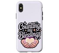 Contando le mie benedizioni Custodia per iPhone X/XS