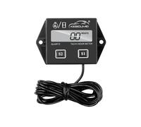 Contaore contagiri digitale LCD impermeabile per motore moto barca auto RPM