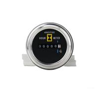 Contaore di funzionamento, timer in ferro e vetro da 52 mm per escavatori e caricatori, accumula il tempo di esecuzione delle attrezzature per la pianificazione della manutenzione e la liquidazione