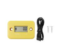 Contaore Digitale Per Contagiri Moto ATV | Pannello Strumenti Moto Accessori Per Auto E Bici Per Motoslitta(Giallo)